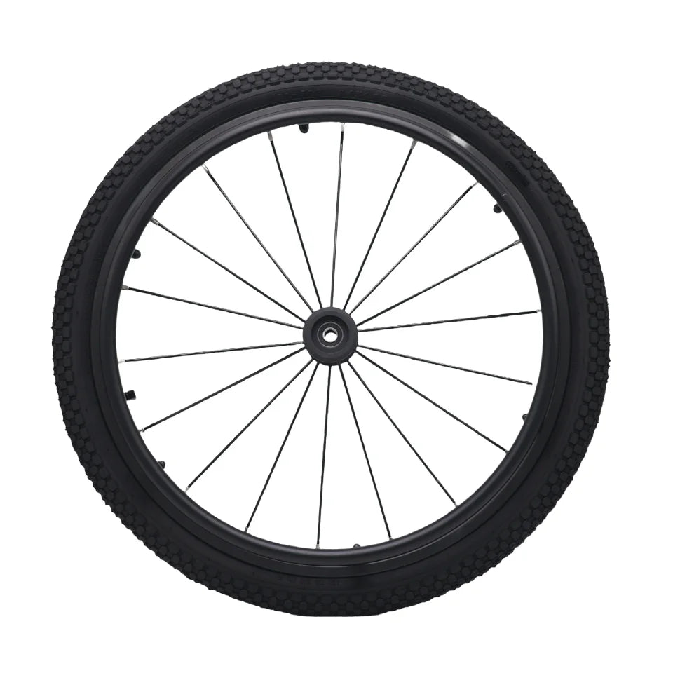 MUNIU Off-Road Sport Manual Aluminum Wheelchair Accessories 24x1.95 Iron Spoke Aluminum Hub Rear Wheel Spare Parts Model MN20-R6