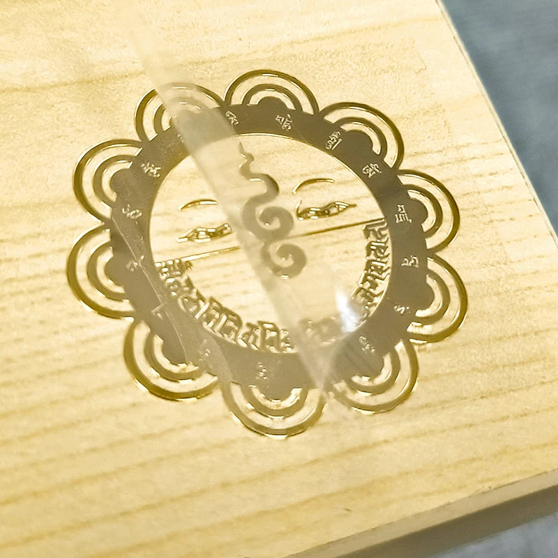 Custom Size Vinyl Adhesive Waterproof Stickers for Perfume and Cosmetic Use Custom Logo and Pattern Printing