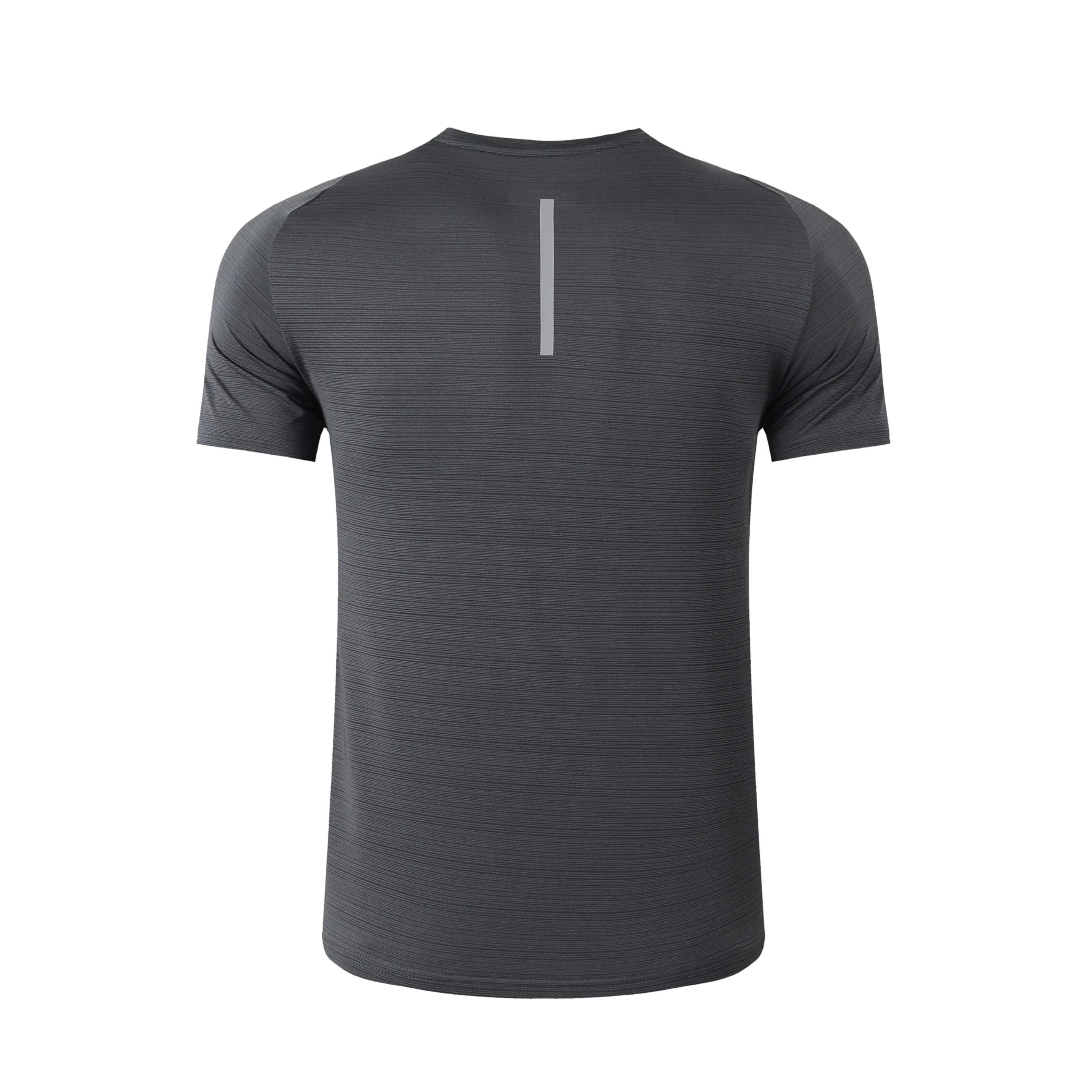 Lidong Wholesale Men's XXXL Grey Knitted T-Shirts Custom Sport and Gym Print Design Digital Printing Within