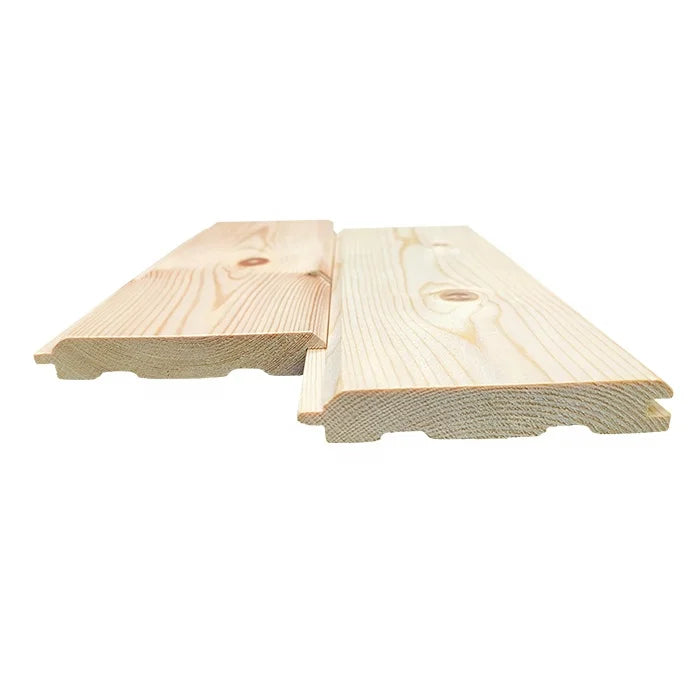 China Wholesale Outdoor Pine Wood Cladding Tongue Groove V-Joint Wall Cladding Exterior