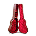 WC16-W2 OEM RM PVC Leather Wooden Acoustic Guitar Hard Case Crush Velve Interior Handmade Handle Waterproof 5mm Plywood 20mm