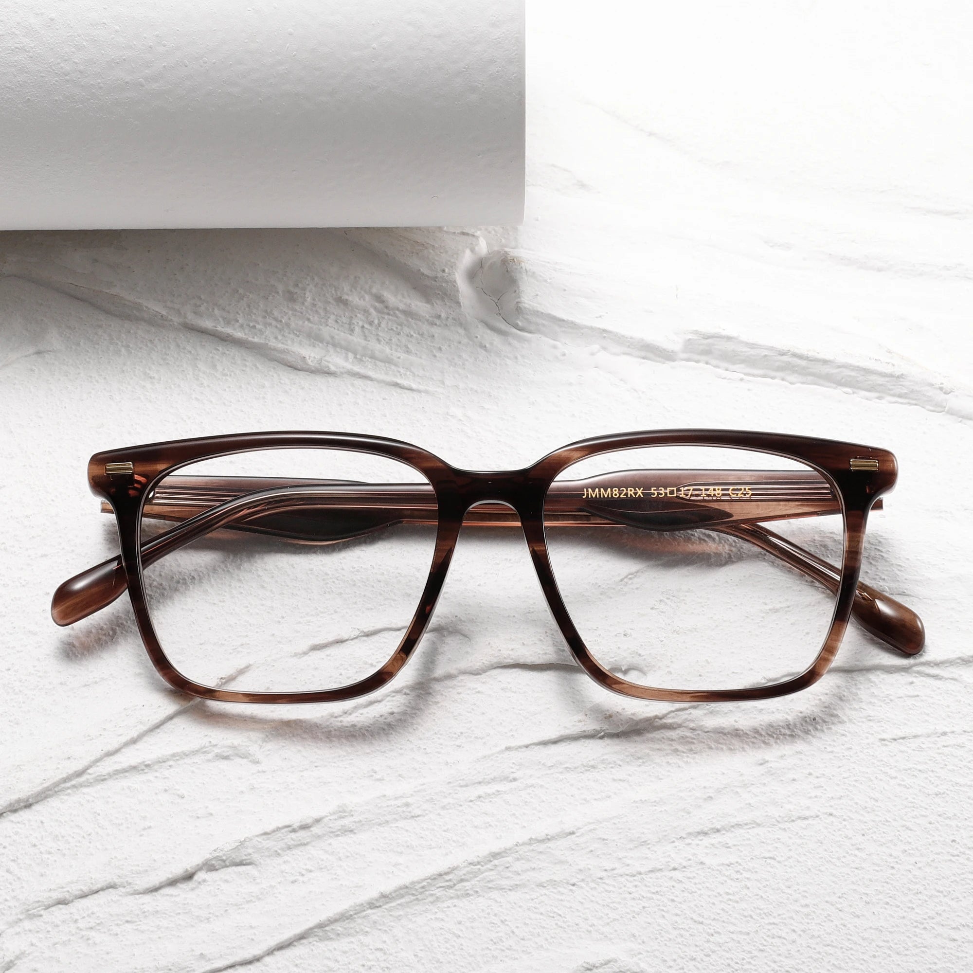 Benyi Classic Handmade Acetate Optical Anti-Blue Light Glasses Frame Unisex Square Eyeglasses with Fashionable Design