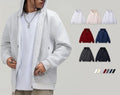 350GSM Custom Zipper Hoodie Jacket Heavyweight Solid Color Men Zip up Jacket Custom Puff Print Embroidery Cost Hoodie&sweatshirt