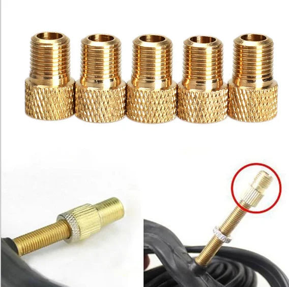 RTS Portable French to US Mouth Copper Valve Adapter Pure Copper Material