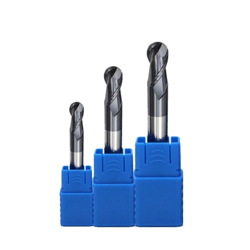 Tungsten Steel 2 Flutes Solid Carbide End Mill Carbide Ball Mill Balls