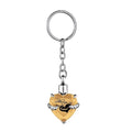 Heart Urn Keychain Memorial Ash Cremation Jewelry Keychain