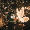 Q116 New Led Butterfly Night Light Hanging Decoration Luminous Butterfly Lights Wedding Supplies Wholesale Luxury Decoration