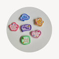Kawaii English Letter Plate Flatback Resin Cartoon DIY Cabochons for Scrapbooking Craft Headwear Accessories