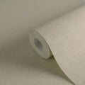 Made in Germany - Solid Wallpaper rolls Beige - Non Woven Vinyl - Modern Factory Wallpaper Textile Structure - 1005 x 053 m