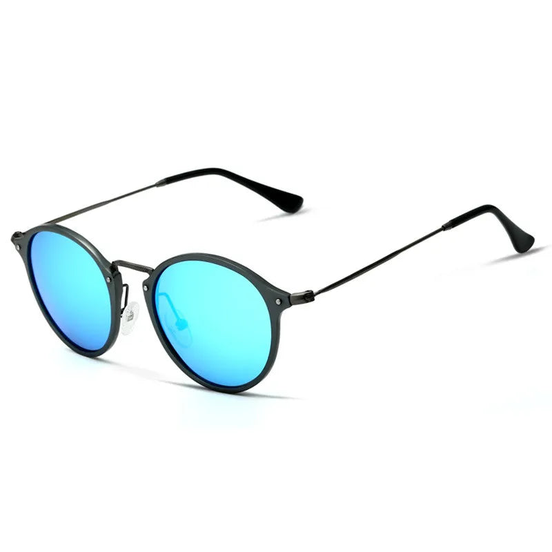 GWTNN Sonnenbrille Fashion Unisex TAC Women Polarized Coating Mirror Driving Round Men Sunglasses