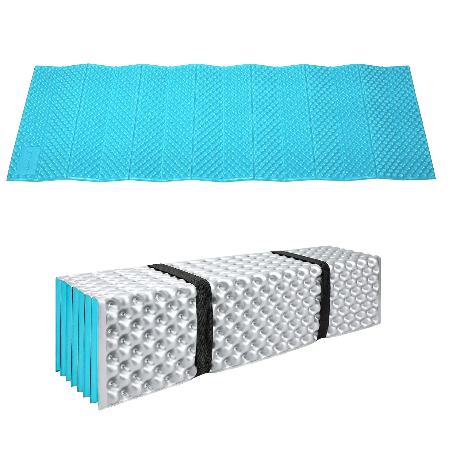 Foldable Silver Film Foam Egg Crate Sleeping Mat Dampproof Outdoor Hiking Camping Folding Pad