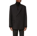 Loose Style Blazer Casual Suits for Men Terno Black Solid Color Two Piece Jacket Pants Costume Hombres Terno Masculino