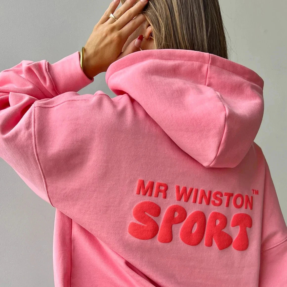 Custom Y2k Hoodie Manufacturer Wholesale 3D Foam Oversized Cotton Fleece Terry Quality Heavyweight Women Puff Printing Hoodie