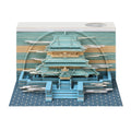 3D Memo Pad Sticky Note Creative Paper Cut Heavenly Palace Holiday Gift Stationery Office School Supplies