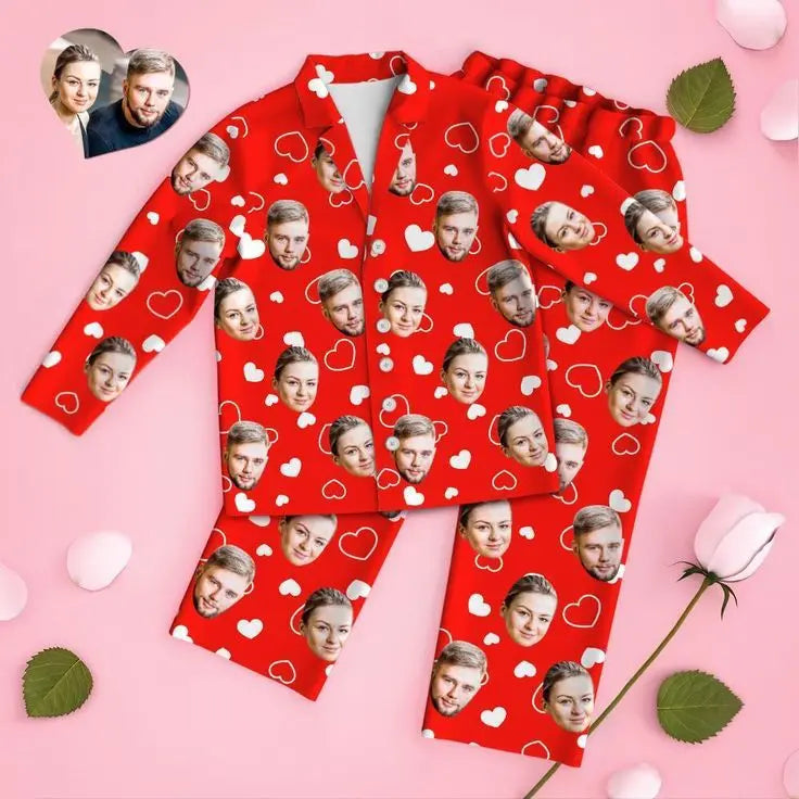 Print on Demand Autumn Men Pajamas Set Long Sleeve Trousers Sleepwear Leisure Pajamas Night Pijamas for Home Wear