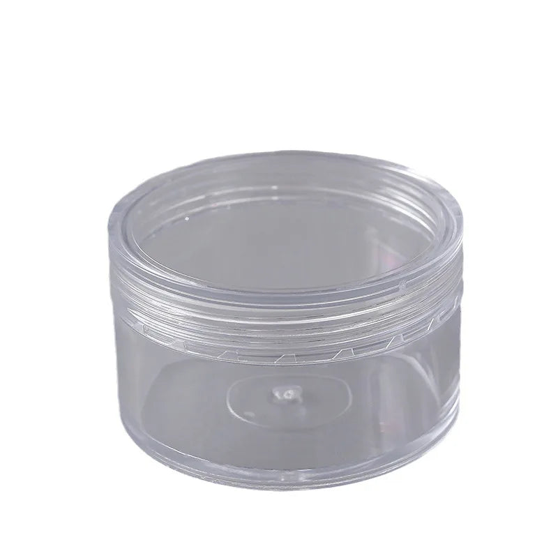 Round Plastic Cream Jars 25pcs 3g Unique for Cosmetics Skincare Packaging