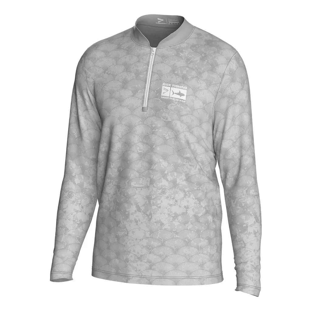 Professional 1/4 Pullover Long Sleeve Uv Protection Diving Suit Quick Dry Custom Spf Shirts Upf 50  Fishing Clothing