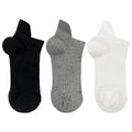 Black Ankle Athletic Socks Custom Logo 100% Cotton Unisex Spring Anti-Bacterial Breathable Wholesale
