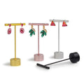 Modern Luxury Ear Studs Storage Rack Metal Jewelry Stand Jewellery Earrings Display Rack for Girl