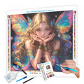 N-2183 Custom DIY Diamond Painting Canvas Print Wholesale 5D Portrait Pastoral Style Canvas