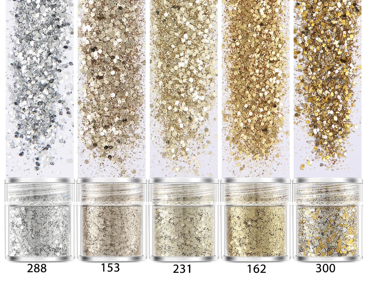 Super Holographic Glitter Cosmetic Lips Custom Chunky Glitter Fine Powder Extra Fine Sequins for Nails