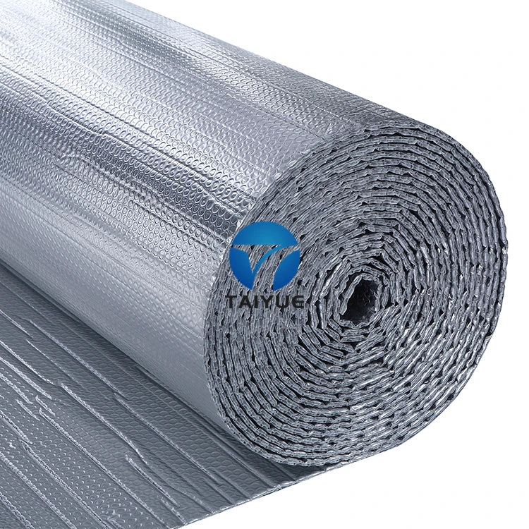 Double Side Aluminum Foil Radiant Barrier Double Bubble Wrap for Summerhouse Heat Insulation