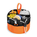 16 Pockets Screw Bags Large Capacity Screw Nail Pouch Parachute Bag Tool Organizer with Drawstring