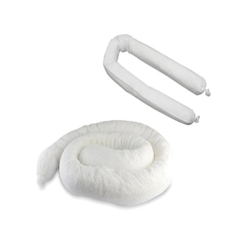 Oilspillpro Healthrun OOA-B10030 Safety and Environmental Protection White Oil Absorbent Sock and Boom in the Ocean