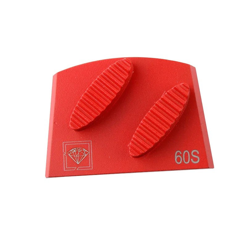 Rhomboid Shape Diamond Grinding Shoes Pads Trapezoid Segment Bar Grinding Tools Disc Diamond Concrete Grinding Block for Machine
