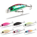 WEIHE 2.5g 35mm 12 Colors Artificial Hard Mini Minnow Lure Lifelike Slow Sinking Fishing Bait for Casting