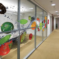 Window Sticker Glass Film Glass Custom Sticker Presentation Invisible Window Glass Decals for Advertising