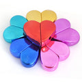 Heart-shaped Mini Empty Small Glass Spray Perfume Bottle 20ml Spray Empty Portable Travel Bottle
