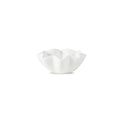 Mini White Ceramic Succulent Planter Wavy Edge Flower Pot for Office Desk or Home Garden New Design Decorative Purpose