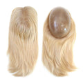 TP22INJ 14'' 16'' Injection PU Base Chinese Cuticle Remy Human Hair Topper for Women Hair Pieces Toupee for Enhancing Beauty