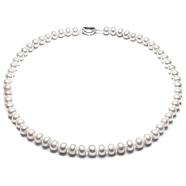 Handmade Bead DIY Jewelry Crystal Chocker Pearl Necklace  Pearl Necklace for Women