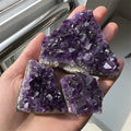 Uruguay Natural Amethyst Crystal Cluster Deep Purple Raw Gemstone Healing Stones Polished with Beautiful Mascot Theme