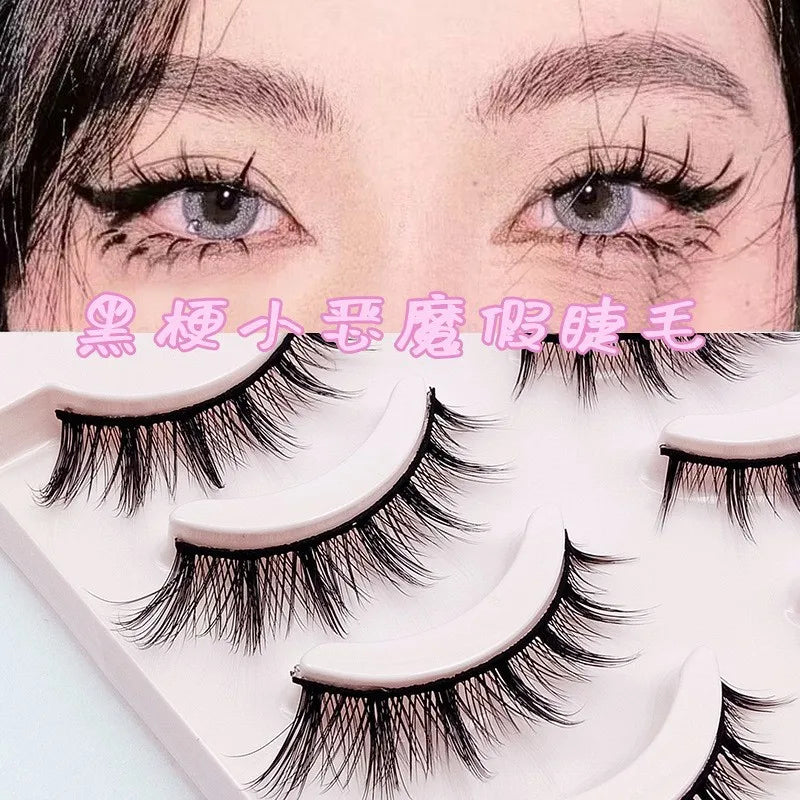 FX-S170 Eye Lashes Wholesale 5 Pairs Lashes Little Devil False Eyelashes Manga Eyelashes Anime Full Strip Eyelashes Lash Strips