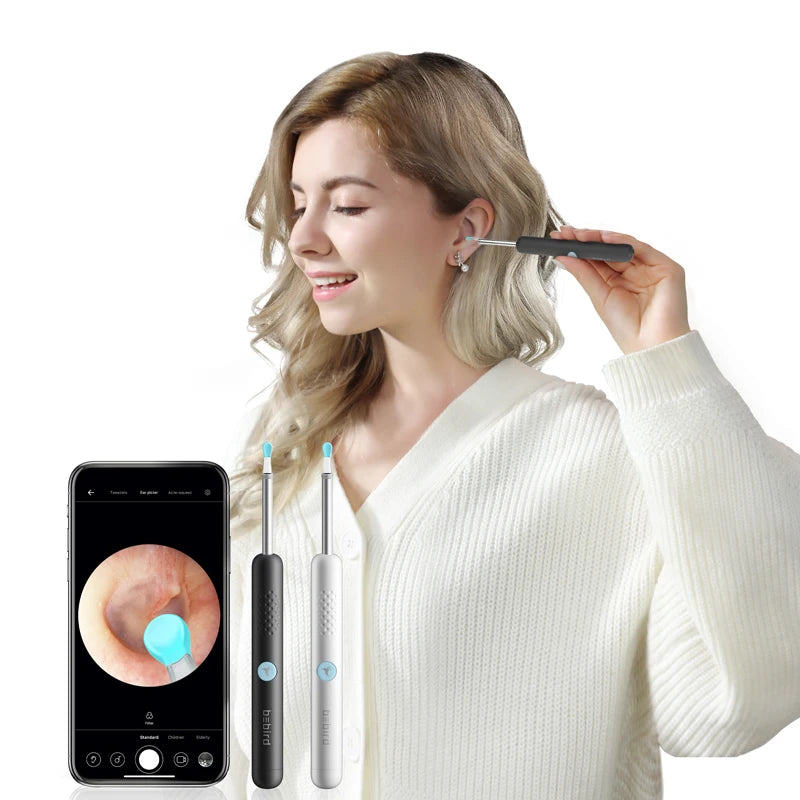Bebird Smart Visual Ear Cleaner Stick with Wireless USB Microscope Ear Cleaning Camera Otoscopio Digital Con Pantalla MegaBDM