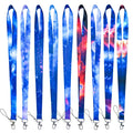 Promotional Galaxy Phone Neck Strap Lanyard Customize Print Logo Keychain Polyester Lanyard Free Sample