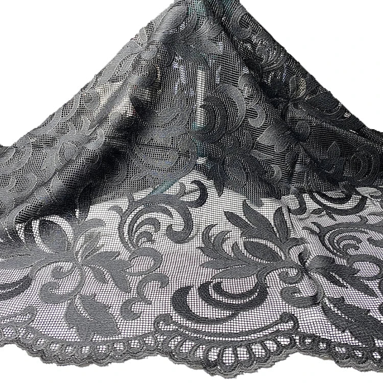 Harvest Polyester Check Mesh Milk Cotton Polyester Yarn Floral Embroidery Wedding Lace Fabric for Women Children Dress Tops MegaBDM