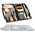 M139 48pcs Leather Working Tool Set Leather Diy Handmade Sewing Kit Leather Craft Working Tool Set
