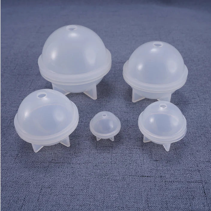 Hemisphere Ornament Resin Mould  Diy Planet Ball Jewelry Silicone Mold