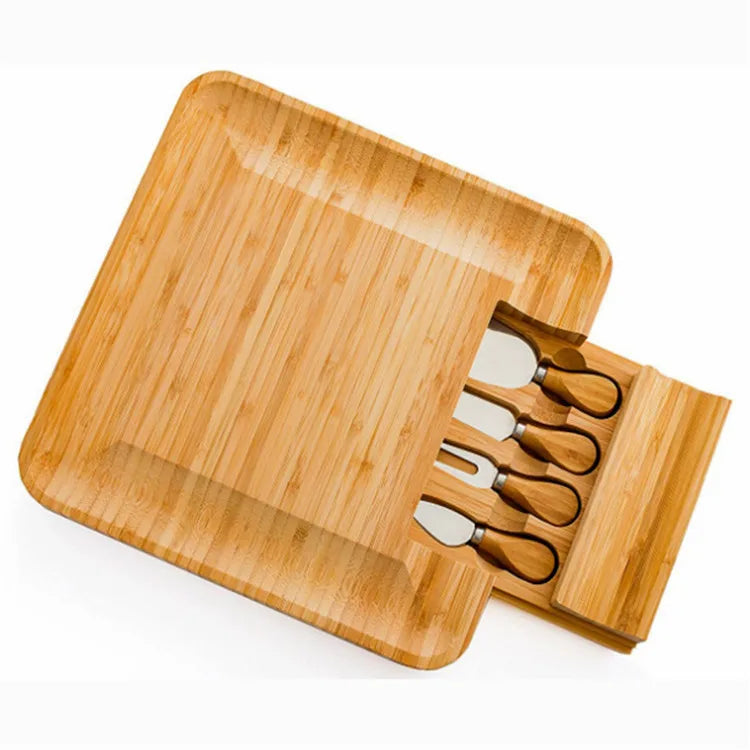 Best Selling for  Eco-Friendly Bamboo Cheese Board Set with Cutlery for Cheese Plates and Snacks Best Chopping Blocks