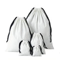 Custom Cotton Hand Bag Love Pattern Cotton Printed Drawstring Jewelry Cotton Drawstring Bags Packaging for Wedding Candy Bag
