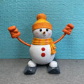New Product Giant Christmas Resin Fiberglass Outdoor Snowman Santa Claus Polar Bear Sculpture Park Decoration