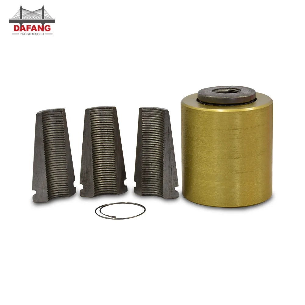 FREE Sample 4mm 12.7mm Wedge 9mm Post Anchor Fastener Prestressed Anchorage 2 Piece Anchor Clamp Wedge Anchor for Concrete
