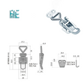Factory Directly Steel Quick Release Adjustable Toggle Clamp Clip Holding Metal Draw Latch Clasp Lock Hand Tool for Welding