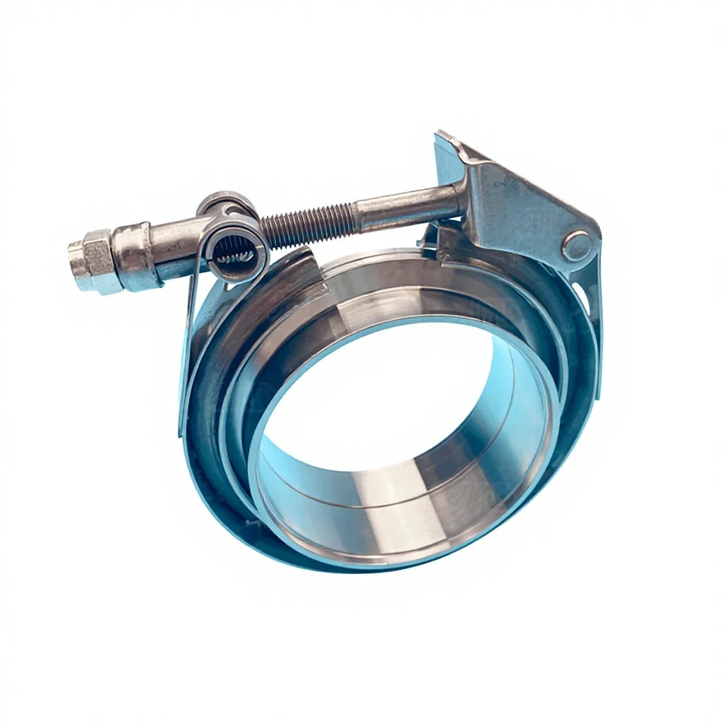 JTLD 2.5 V BAND CLAMP KITS Quick Release V-band Exhaust Clamp Male Female Flanges Kit