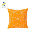 Innermor Luxury Modern Nordic Style Leather Cushion Cover Square Geometric Pattern Throw Pillow Case for Home or Hotel Use