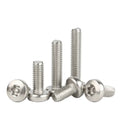 Security Screw M2 M2.5 M3 M4 M5 M6 M8 M10 A2 Stainless Steel Button Head Tamper Proof Security Screw Torx with Pin